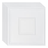 VEVOR Ceiling Tiles 12-Pack 24 x 24 in PVC Easy Installation White Geometric - Extra Image