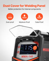 VEVOR TIG Welder 4-In-1 Welding Machine Pulse MMA Lift STICK IGBT Inverter LED - 45-Degree Angle