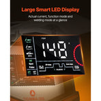 TIG Welder, 205A 3-In-1 Welding Machine (Large LED Display)- DC TIG/DC Pulse TIG/MMA(Stick), Electric Welder, Electric