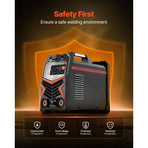 TIG Welder, 205A 3-In-1 Welding Machine (Large LED Display)- DC TIG/DC Pulse TIG/MMA(Stick), Electric Welder, image 4