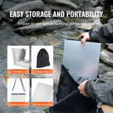 VEVOR Gold Panning Kit With Sluice Box, 50" Aluminum Gold Mining Equipment, 23 PCS Gold Prospecting Kit with Gold Pan, Classifier Screen, Separating Magnet, Drawstring Backpack and Accessories