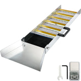 VEVOR Aluminum Alloy Sluice Box, Compact 36" Mini Sluice Boxes for Gold, Lightweight Gold Sluice Equipment, Portable Sluice Boxes with Miner's Moss,
