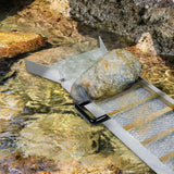 VEVOR Aluminum Alloy Sluice Box, Compact 36" Mini Sluice Boxes for Gold, Lightweight Gold Sluice Equipment, Portable Sluice Boxes with Miner's Moss,