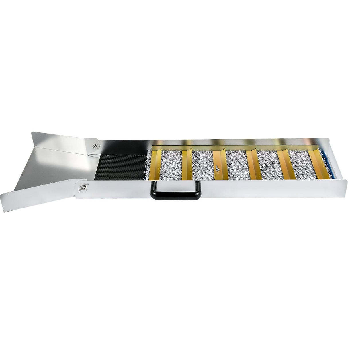 VEVOR Aluminum Alloy Sluice Box, Compact 36" Mini Sluice Boxes for Gold, Lightweight Gold Sluice Equipment, Portable Sluice Boxes with Miner's Moss,