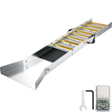 VEVOR Folding Aluminum Alloy Sluice Box, Compact 50" Sluice Boxes for Gold, Lightweight Gold Sluice