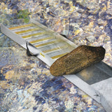 VEVOR Folding Aluminum Alloy Sluice Box, Compact 50" Sluice Boxes for Gold, Lightweight Gold Sluice