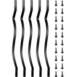 VEVOR Deck Balusters, 51 Pack Metal Deck Spindles, 32.25\
