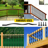 VEVOR Deck Balusters, 51 Pack Metal Deck Spindles, 32.25\