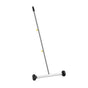 Magnetic Sweeper with Wheels, 43 cm, 4.5 kg Load Capacity, Lightweight Magnetic Pickup Sweeper with Adjustable Handle, Pick Up Nails and Screws, Easy Cleanup for Garages, Roofing Projects