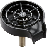 VEVOR Glass Rinser, 10 Powerful Spraying Jets Rotating Cup Rinser for Sink, Wearproof ABS Kitchen Sink Faucet Cup Washer & ABS Cup Holder for Baby