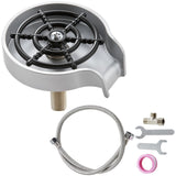 VEVOR Glass Rinser 10 Spraying Jets 360? Rotating ABS Cup Washer & Cup Holder - Extra Image