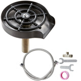 VEVOR Glass Rinser 10-Hole Rotating Stainless Steel Washer ABS Cup Holder