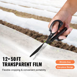 VEVOR Greenhouse Plastic Sheeting 12 x 50 ft 6Mil Clear Polyethylene Film