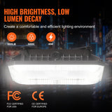 VEVOR 4 Pack LED Canopy Lights 80W 8800LM 5000K Daylight Outdoor Canopy Lighting - Side View