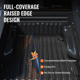 VEVOR Truck Bed Mat Fit 2022-2024 Ford Maverick TPE Truck Bed Liner Accessories - Side View