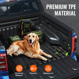 VEVOR Truck Bed Mat Fit 2022-2024 Ford Maverick TPE Truck Bed Liner Accessories - Top-Down View