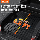 VEVOR Truck Bed Mat Fit 2017-2024 Ford F250/F350 TPE Truck Bed Liner Accessories - Front View