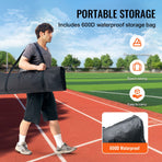 I Screen Baseball for Batting Cage, 7x4 ft Baseball Softball Safety Screen, Body Protector Portable Batting Screen with Carry Bag & Ground Stakes, Heavy Duty Pitching Net for Pitchers Protection