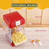VEVOR Popcorn Popper Machine Tabletop Popcorn Maker 300W 2.5 Oz Red - Rear View