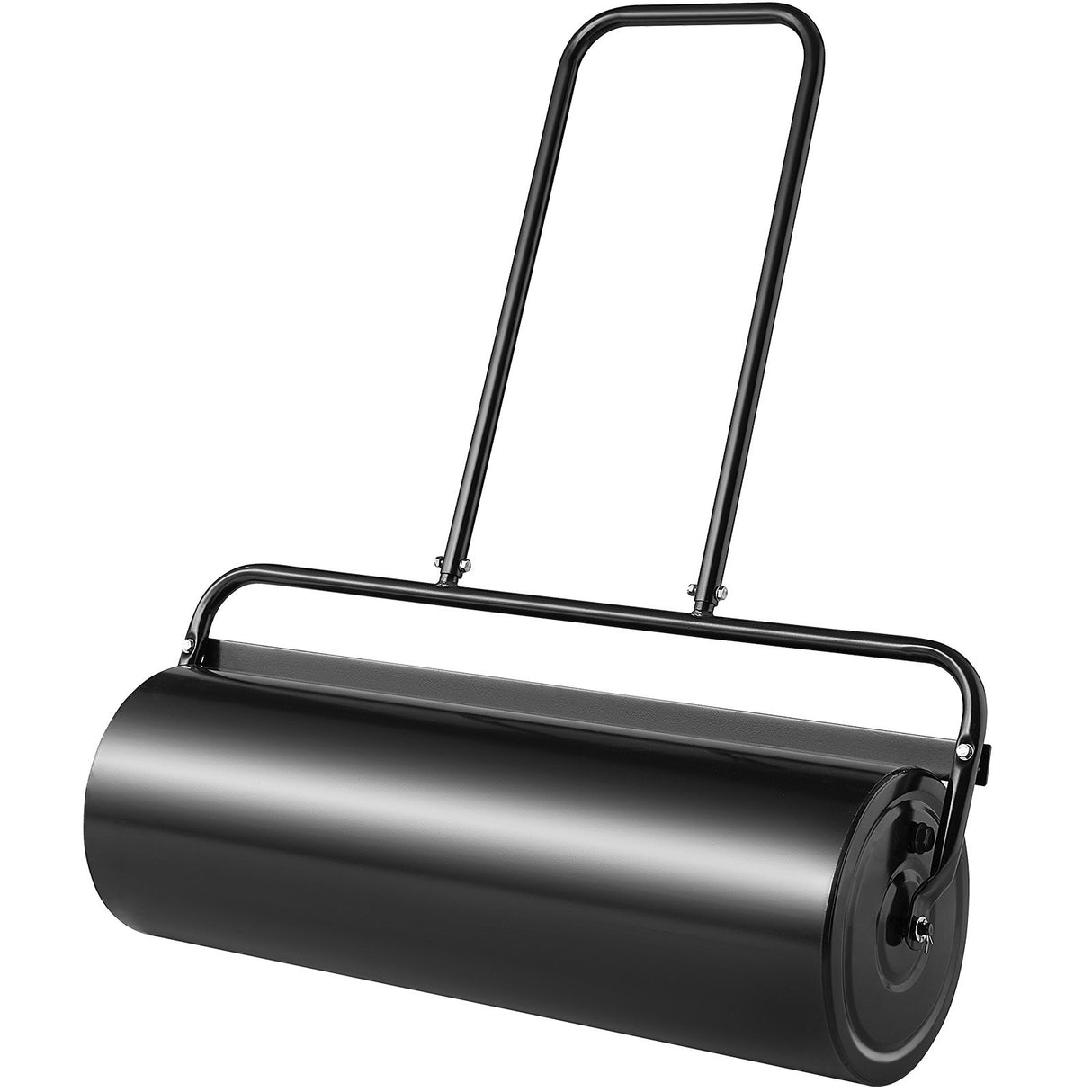 VEVOR Lawn Roller, 17 Gallon 36 Inch Sand/Water Filled Yard Roller, Steel Sod Roller with Easy-turn Plug and U-Shaped Ergonomic Handle for Convenient Push and Pull, for Lawn, Garden, Farm, Park, Black