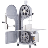 VEVOR Commercial Electric Meat Bandsaw, 1500W Stainless Steel Countertop Bone Sawing Machine, Workbeach 19.3" x 15", 0.16-7.9 Inch Cutting Thickness,