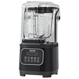 VEVOR Professional Blender with Shield, Commercial Countertop Blenders, 2L Jar Blender Combo, Stainless Steel 9 Speed & 5 Functions Blender, for