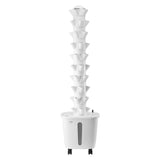 VEVOR Hydroponic Growing System, 50 Pods Vertical 10 Tiers Hydroponic Tower, Rolling Hydronic Garden with Water Pump & Wheels, Indoor Plants Germination Kit for Herbs Fruits & Vegetables - Extra Image