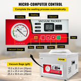 VEVOR Chamber Vacuum Sealer Vacuum Packaging Machine 6.5 cbm/h Pump Rate 220V