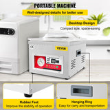 VEVOR Chamber Vacuum Sealer Vacuum Packaging Machine 6.5 cbm/h Pump Rate 220V