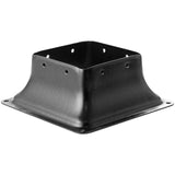 VEVOR 101.6x101.6mm Post Base 10Pcs, Internal 91x91mm Heavy Duty Powder-Coated Steel Post Bracket Fit for Standard Wood Post Anchor, Decking Post Base