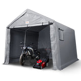 VEVOR Protable Stotage Shelter Garage Stotage Shed 7 x 12 x 7.36ft & Zipper Door