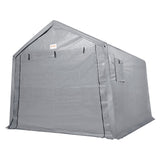 VEVOR Protable Stotage Shelter Garage Stotage Shed 7 x 12 x 7.36ft & Zipper Door - Extra Image