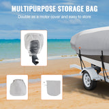 VEVOR Boat Cover 600D Waterproof 23-24 ft Boat Cover V-Hull Tri-Hull Runabout - 45-Degree Angle