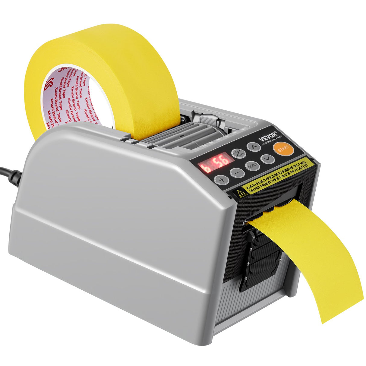 Automatic Tape Dispenser, Self-Adhesive Electric Tape Cutter, 25 W Packaging Machine, Tape Cutter, 6-60 mm Tape Width, Electric Tape Cutter Packaging Machine