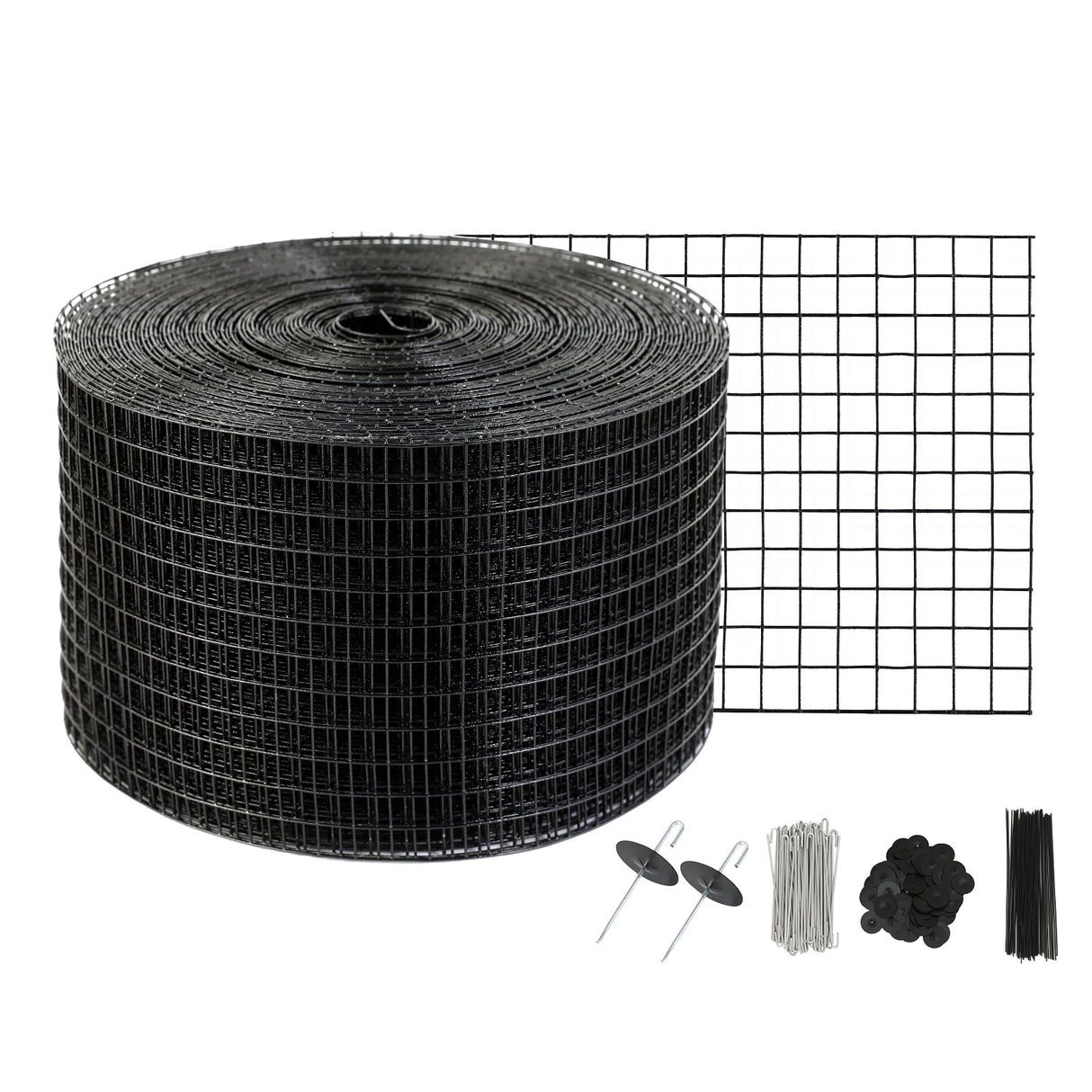 VEVOR 8in x 100ft Solar Panel Bird Guard Critter Guard Roll Kit 100pcs Fasteners