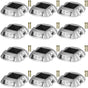 VEVOR Driveway Lights 12-Pack Solar Driveway Lights Bright White with Screws Solar Deck Lights Outdo