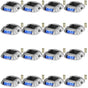 VEVOR Driveway Lights 16-Pack, Solar Driveway Lights with Switch Button, Solar Deck Lights Waterproof, Wireless Dock Lights 6 LEDs for Path Warning