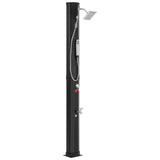 VEVOR Outdoor Solar Heated Shower, 40L Poolside Shower Kit with 2 Shower Head and Foot Shower Tap, Handheld/Hanging Two Modes Fast Assembly W/ Pre-
