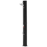 VEVOR Outdoor Solar Heated Shower, 35L Poolside Shower Kit with Shower Head and Foot Shower Tap, Double Buckle Fast Assembly W/ Pre-Drilled Holes for