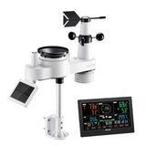 VEVOR 7-in-1 Wi-Fi Weather Station with APP, 190.5 mm VA Display, Wireless Solar Powered Outdoor Sensor, Rain Gauge, Indoor Outdoor for Weather Forecast, Wind Speed, Temperature, Humidity, Rainfall - Extra Image