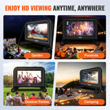 VEVOR Inflatable Movie Screen, 14 FT Inflatable Projector Screen for Outside with Blower and Carrying Bag, Front/Rear Projection, Oxford Fabric Blow
