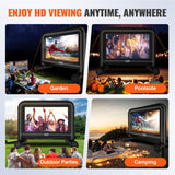 VEVOR Inflatable Movie Screen, 16 FT Inflatable Projector Screen for Outside with Blower and Carrying Bag, Front/Rear Projection, Oxford Fabric Blow
