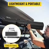 VEVOR Tripod Projector Screen with Stand 80 inch 16:9 4K HD Projection Screen Stand Wrinkle-Free Height Adjustable Portable Screen for Projector - Rear View