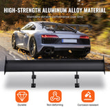 VEVOR Universal Rear Spoiler GT Style Adjustable Trunk Wing Car Racing 43.3''