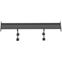 GT Wing Car Spoiler, 43.3 inch Universal Spoiler with Single Deck, Adjustable Lightweight Aluminum, Car Rear Spoiler Wing, Racing Spoiler BGW/JDM Drift Black