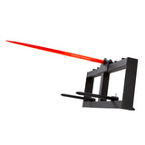 VEVOR 49" Hay Spear, Bale Spears 726kg Loading Capacity, Skid Steer Loader Tractor Attachment with 2pcs 17.5" Stabilizer Spears, Quick Attach Spike