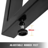 Metal Table Legs Set of 2 Dining Table Legs Black Desk Legs, 28 Height 20 Width Heavy Duty Bench Legs Zig Zag Style Coffee Table Legs Base Modern DIY Steel Table Legs