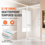 VEVOR Frameless Shower Door 58-59