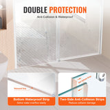 VEVOR Frameless Shower Door 58-59