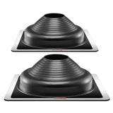 VEVOR 2 Pcs Metal Roof Pipe Flashing Boots Fit 170-355 mm Pipe High Temp EDPM